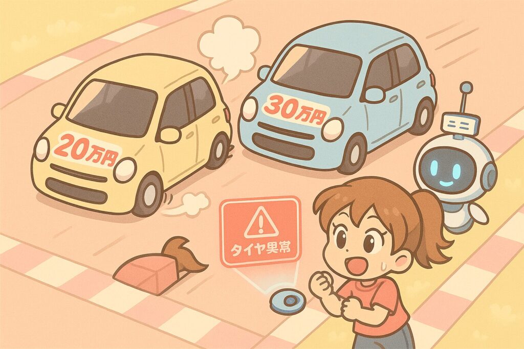 支払総額20万円と30万円の軽自動車の違い