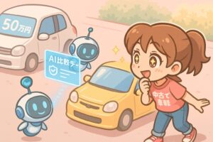 中古軽、50万円と70万円で何が違う? AIが装備・年式・安全性の「+20万円の価値」をデータで解説