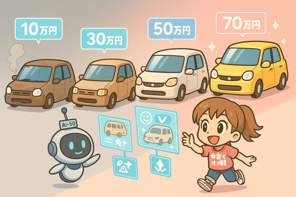 支払総額の違いで何が変わる？10万・20万・30万・50万・70万円ゾーンの“境界ライン