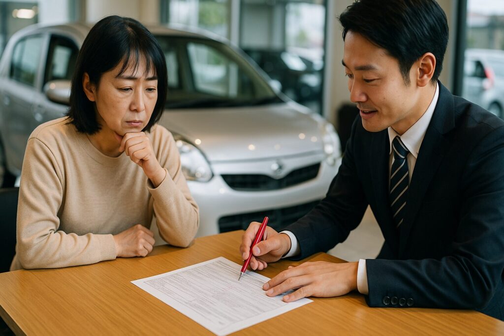 中古車契約のためのチェックポイント